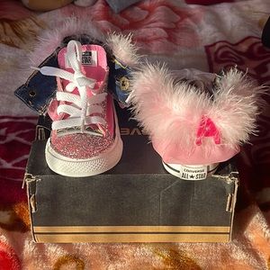 Custom Jean  converse size 8
